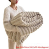 Cotton Blend Plush Warm Throw Blanket